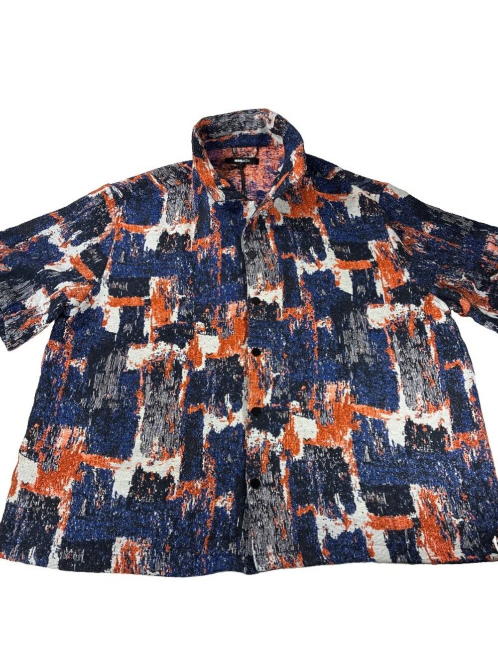 Nova Men XXL NWT Heavy Tapestry Shirt Jacket 50" Chest Abstract Shacket 2XL